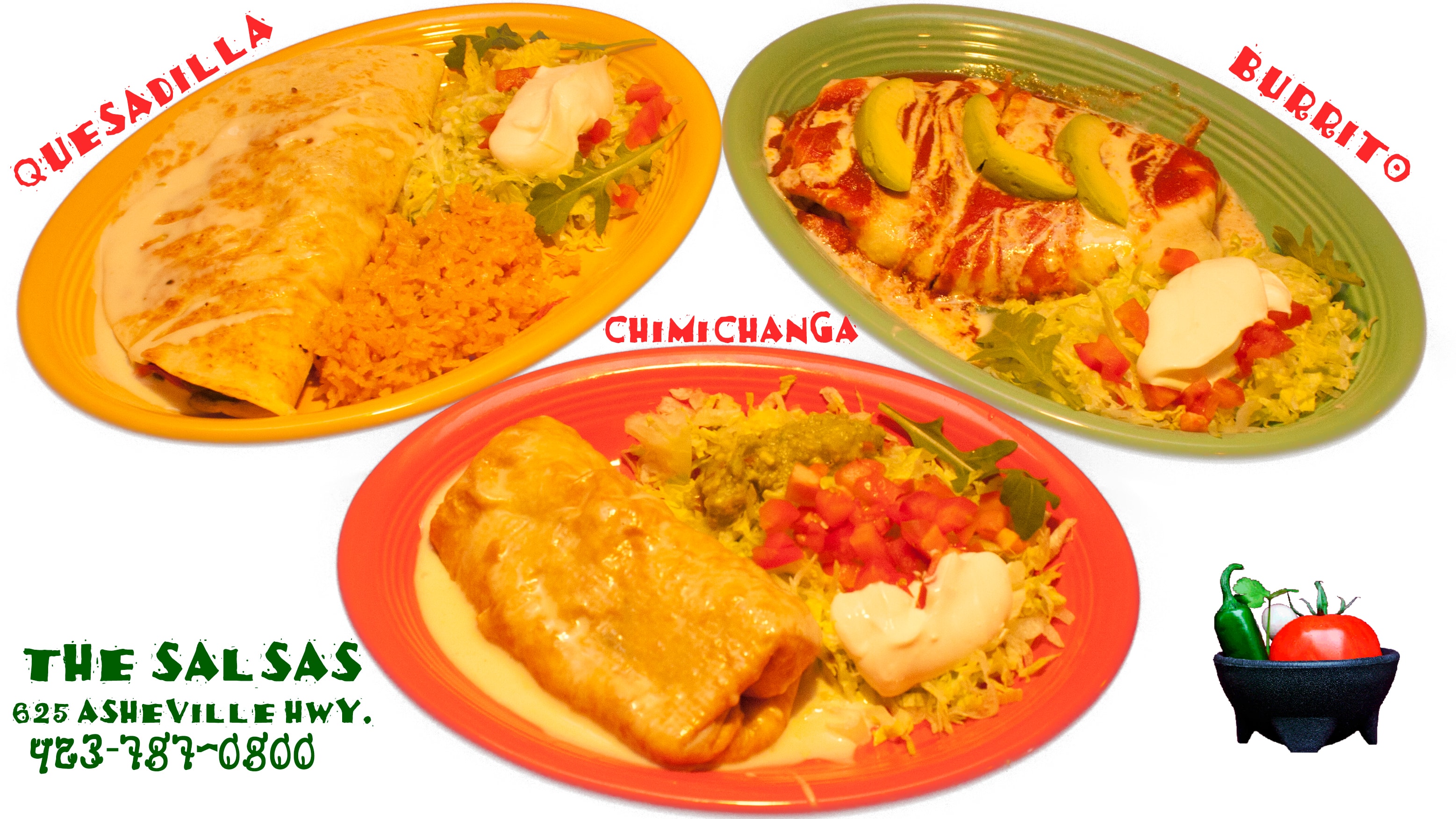 Families dining at Salsas